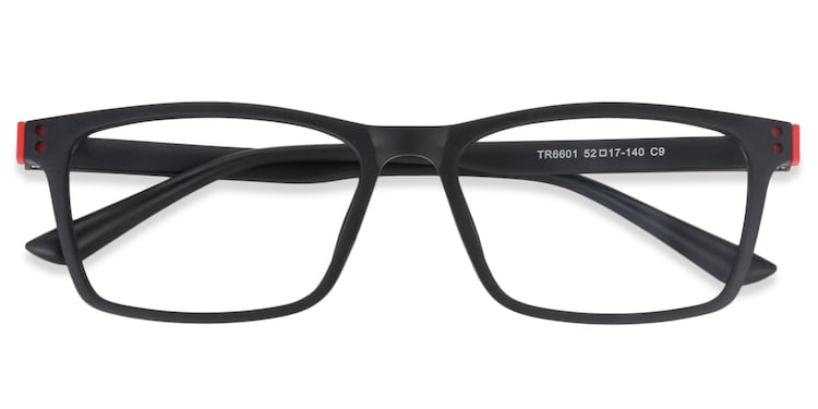 Cheche Rectangle Black Glasses
