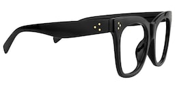 Gordon Rectangle Black Glasses4