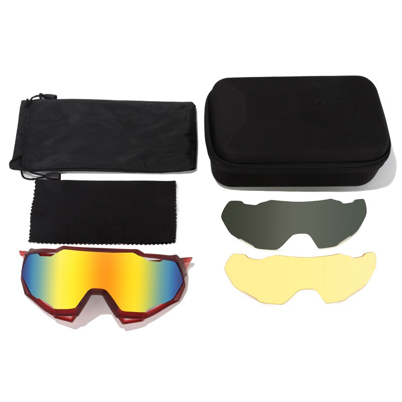 Walker Red Sports Suit Cycling Goggles | Zeelool Glasses4