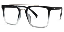 Shumac Square Black-Crystal Glasses1