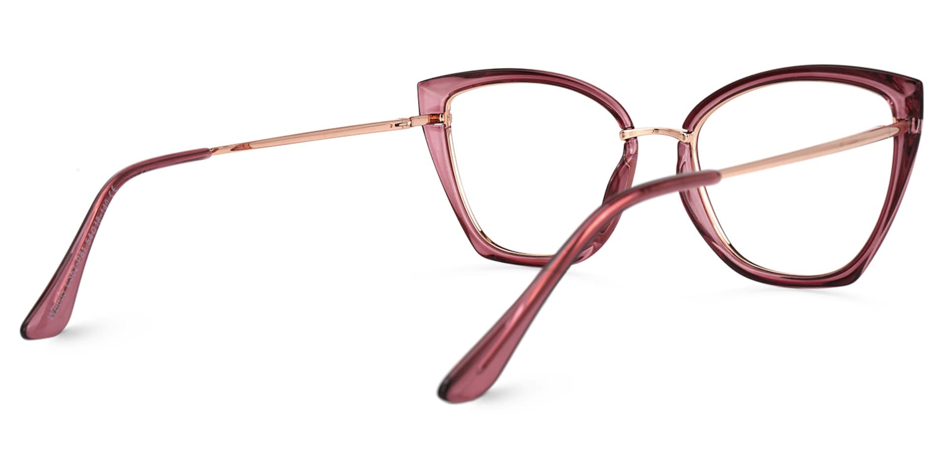 Montalvo Cateye Pink Glasses | Zeelool Glasses3