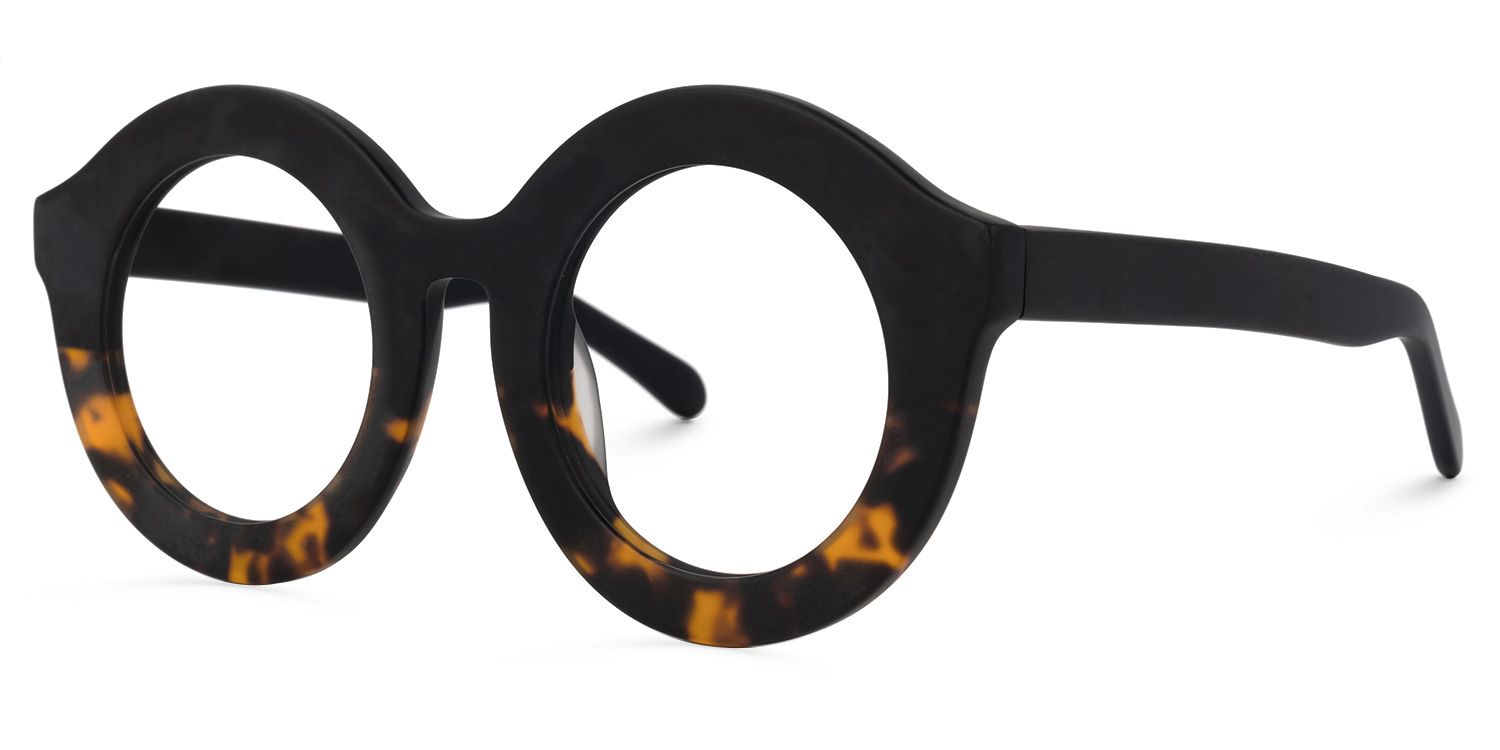 Vilmary Round Tortoise Glasses | Zeelool Glasses1