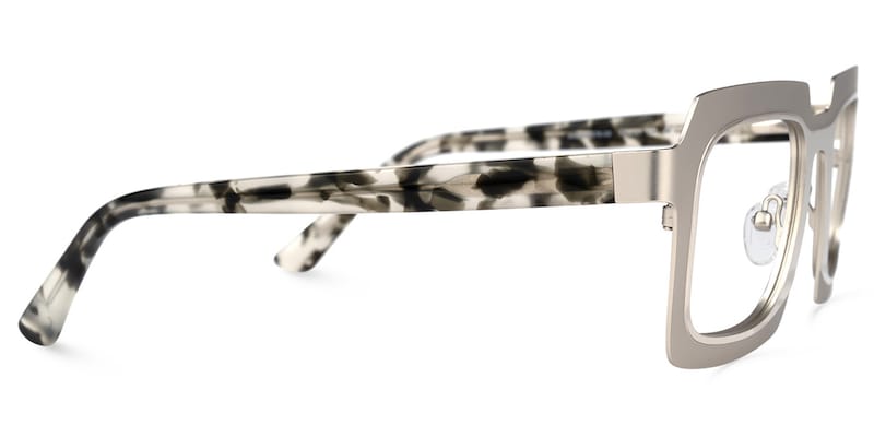 Charline Square Gray Glasses | Zeelool Glasses2