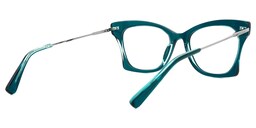 Tameron Butterfly Peacock-Blue Glasses3