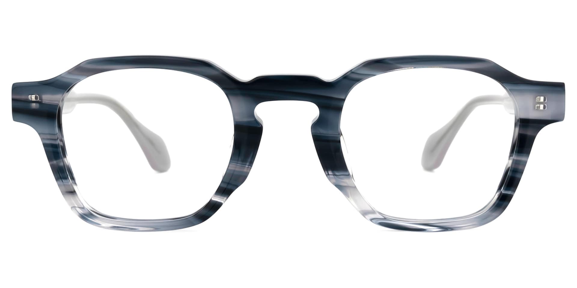 Faedo Square Blue Glasses | Zeelool Glasses0