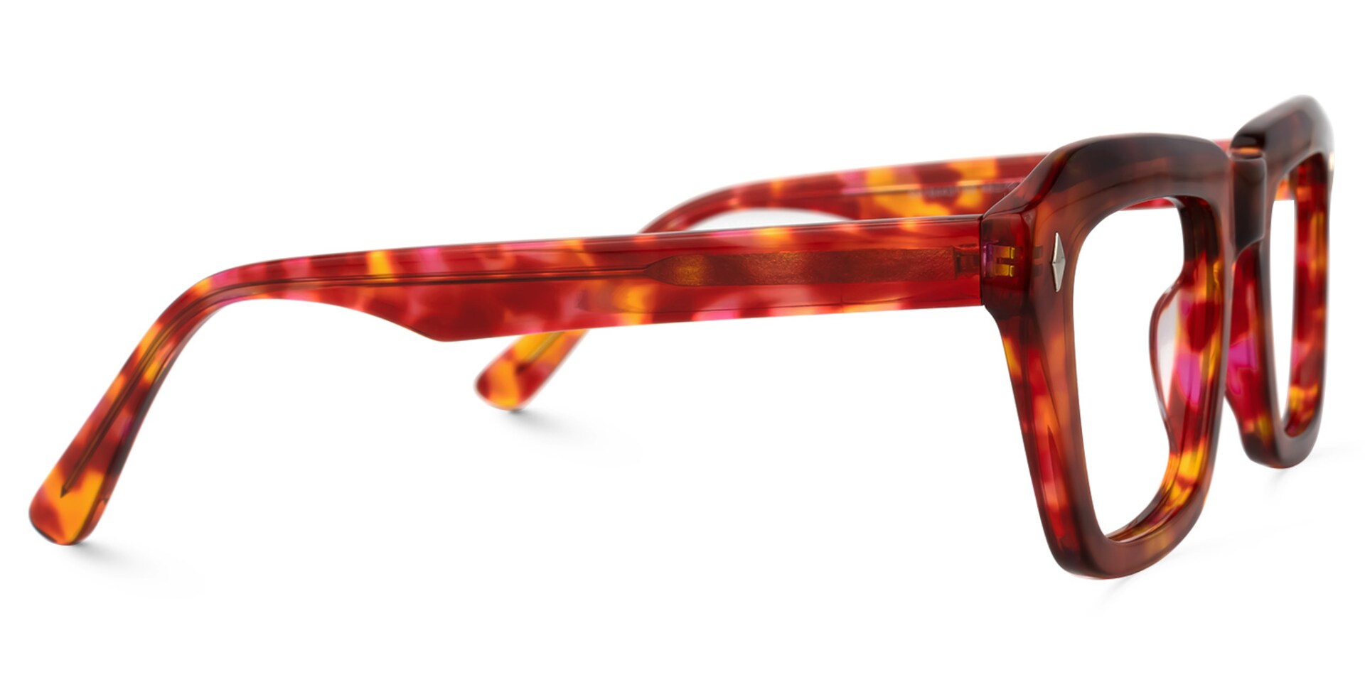 Aquino Square Red-Tortoise Glasses | Zeelool Glasses2