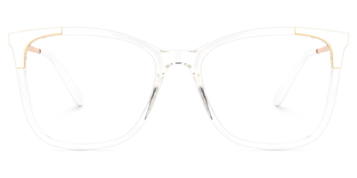Rokea Square Clear Glasses | Zeelool Glasses0