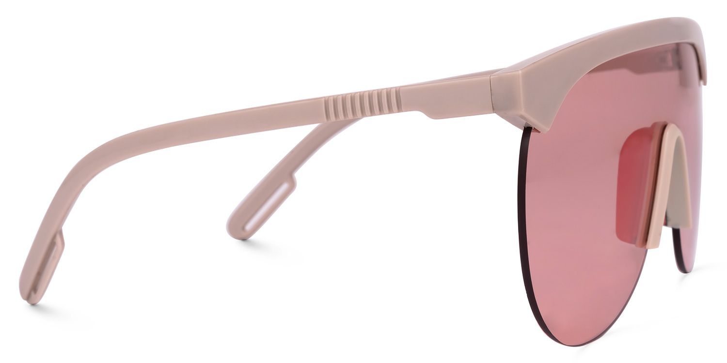 Olguimar Geometric Pink Sunglasses | Zeelool Glasses2