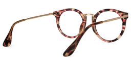 Quentina Round Red Glasses3