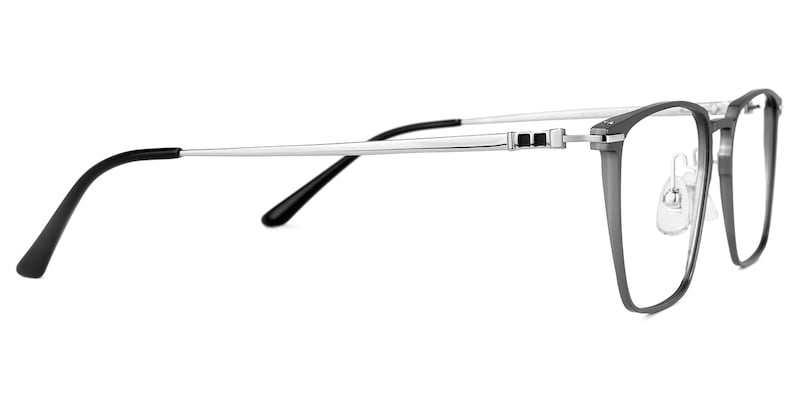 Ramirez Square Light-Tarnish Glasses | Zeelool Glasses2