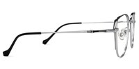 Unica Cateye Black-Silver Glasses2