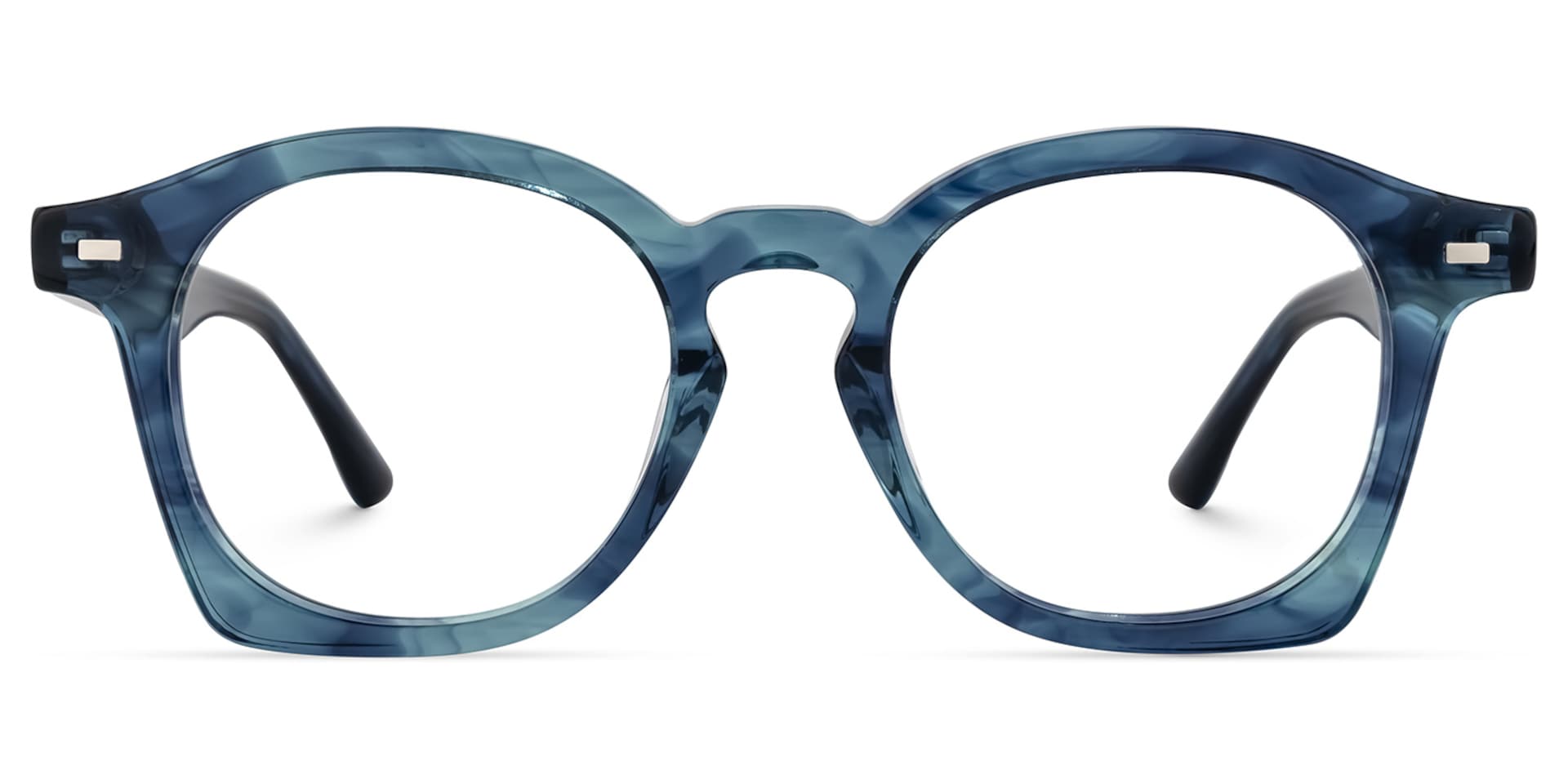 Natilus Round Blue Glasses | Zeelool Glasses0