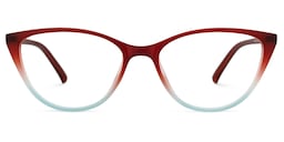 Lucy Cateye Red Glasses0