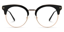 Trellis Browline Black Glasses0