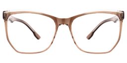 Libby Geometric Brown Glasses2
