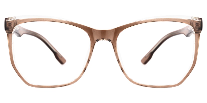 Libby Geometric Brown Glasses