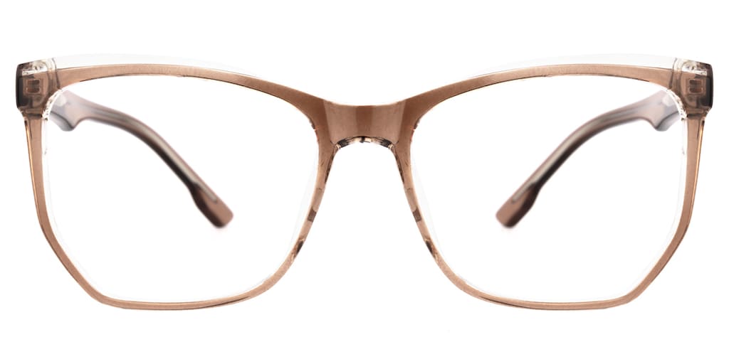 Libby Geometric Brown Glasses