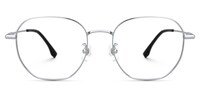 Bezjak Round Silver Glasses0