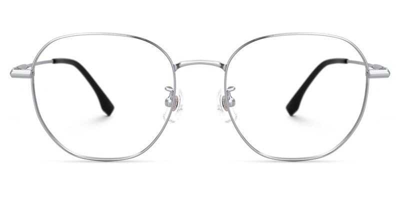 Bezjak Round Silver Glasses | Zeelool Glasses0
