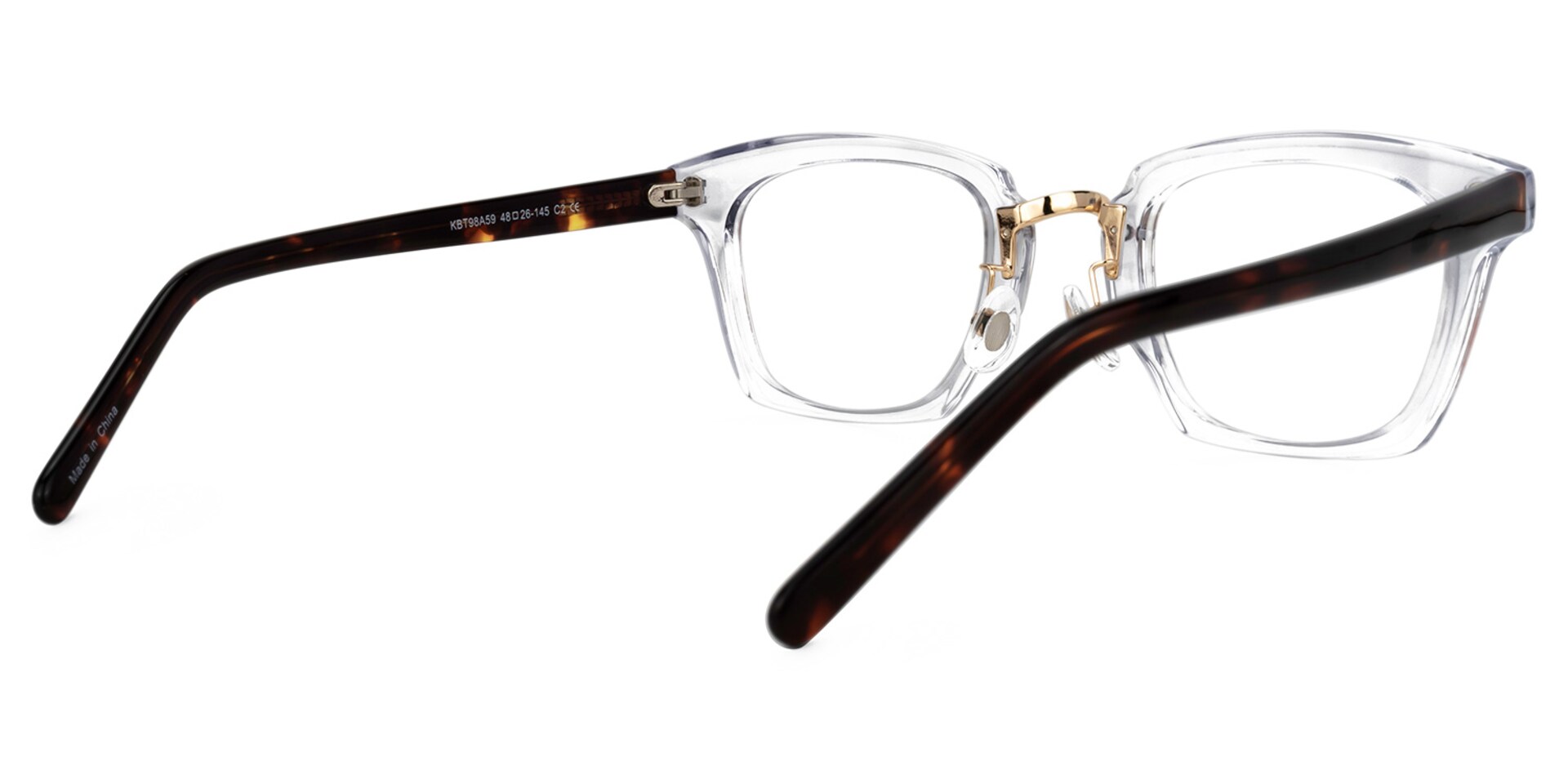 Melton Square Crystal Glasses | Zeelool Glasses3