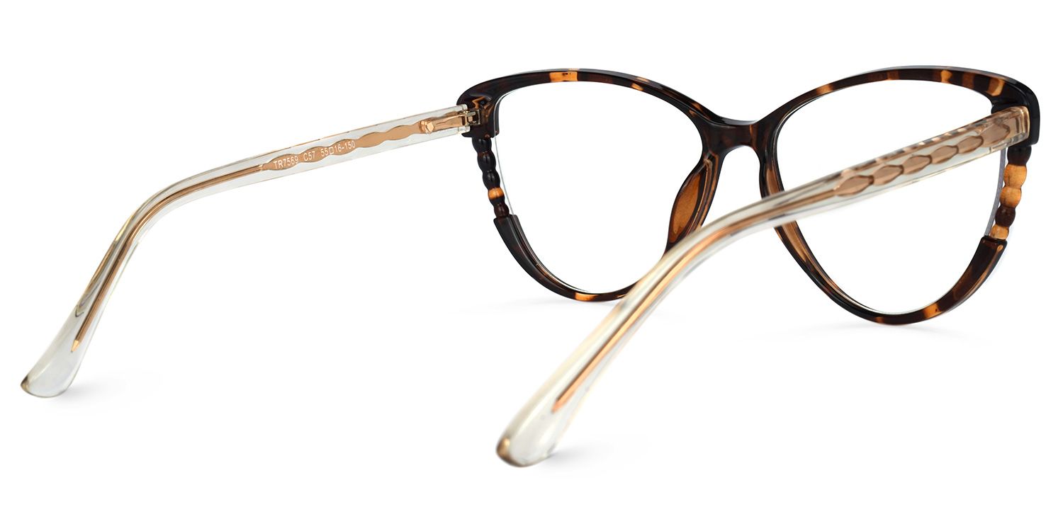 ル*ー様 カメオ　ルース　　61/65 Muldrow Cateye Tortoise Glasses | Zeelool Glasses