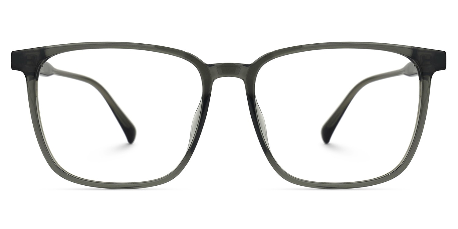 てぃんくる　Luminous Secretly Teal/Green Glow Glow-in-the-Dark Rectangle Glasses #8111016