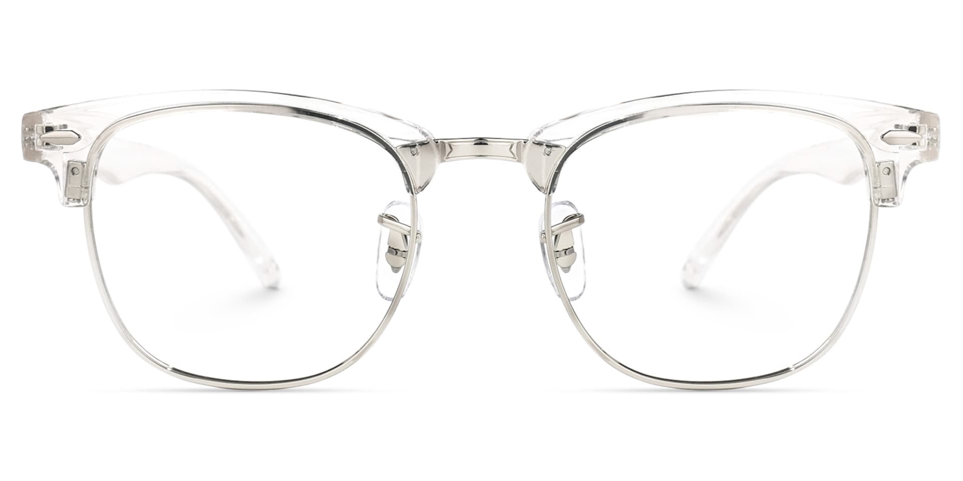 Hacker Browline Crystal Glasses | Zeelool Glasses0