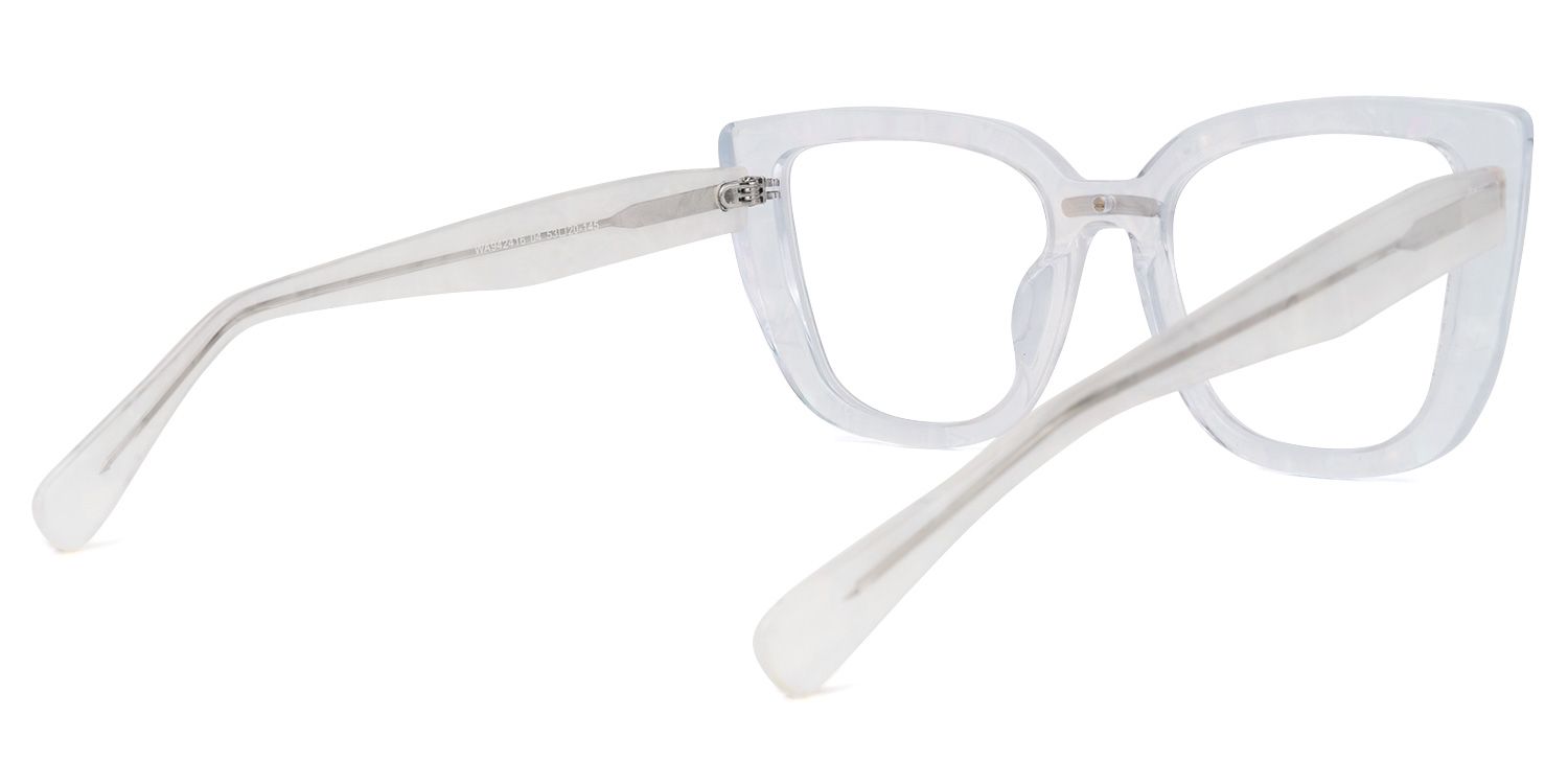Peggy Cateye Clear Glasses | Zeelool Glasses3