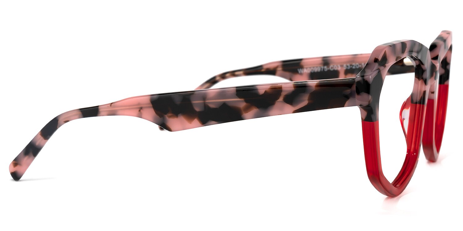 Fondren Geometric TwoTone Glasses Zeelool Glasses