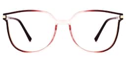 Annalisa Square Red Glasses0