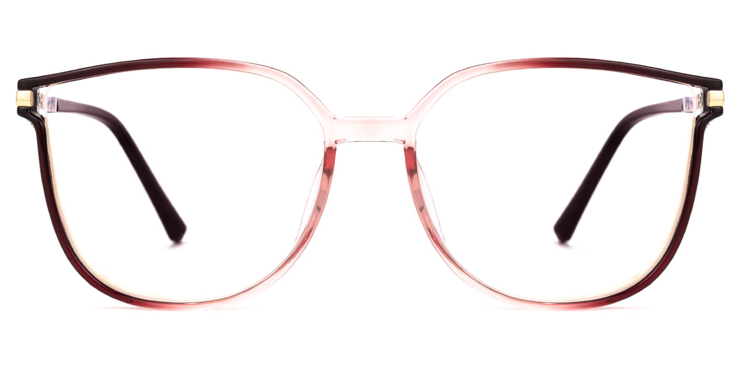 Annalisa Square Red Glasses0