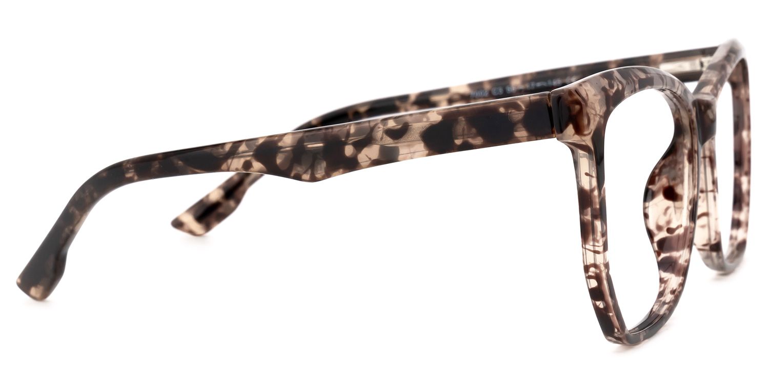 Libby Geometric Tortoise Glasses | Zeelool Glasses2