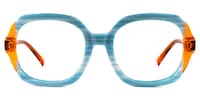 Raquell Square Blue Glasses0