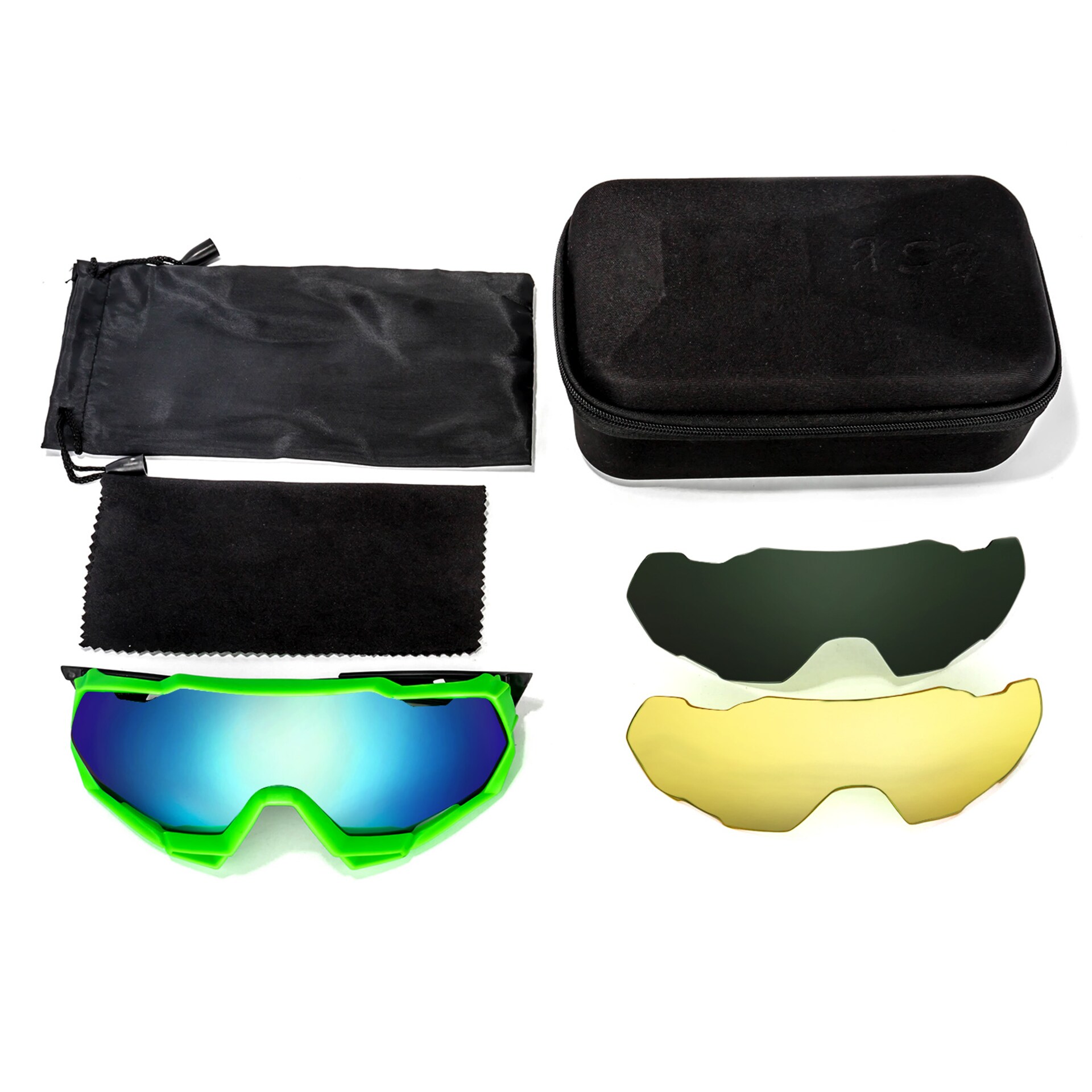 Walker Green Sports Suit Cycling Goggles | Zeelool Glasses5