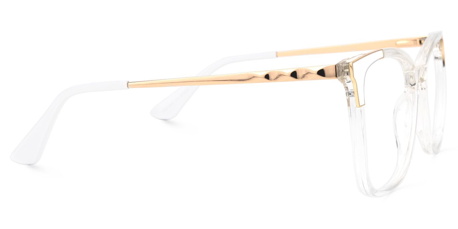 Rokea Square Clear Glasses | Zeelool Glasses2