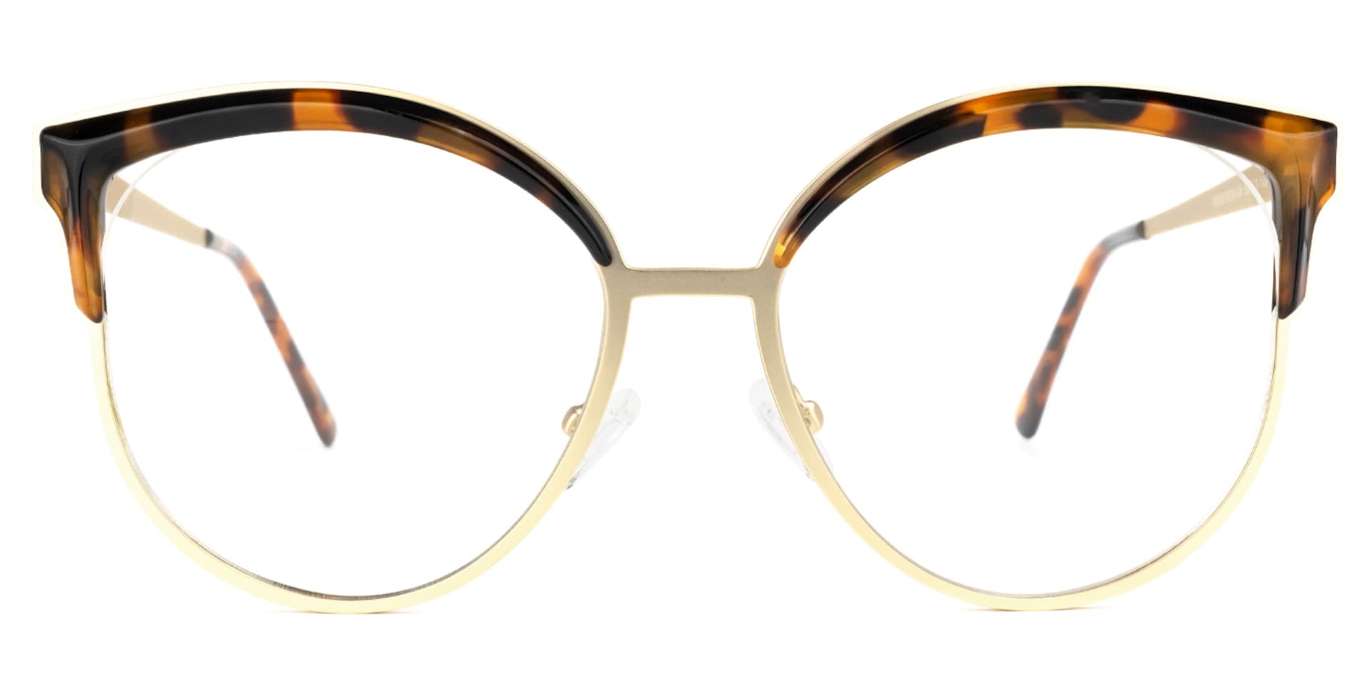 Laureano Browline Tortoise Glasses | Zeelool Glasses0