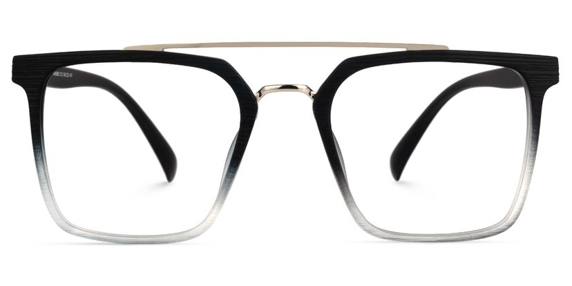 Shumac Square Black-Crystal Glasses