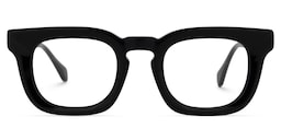 Tenika Square Black Glasses0