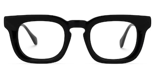 Tenika Square Black Glasses0
