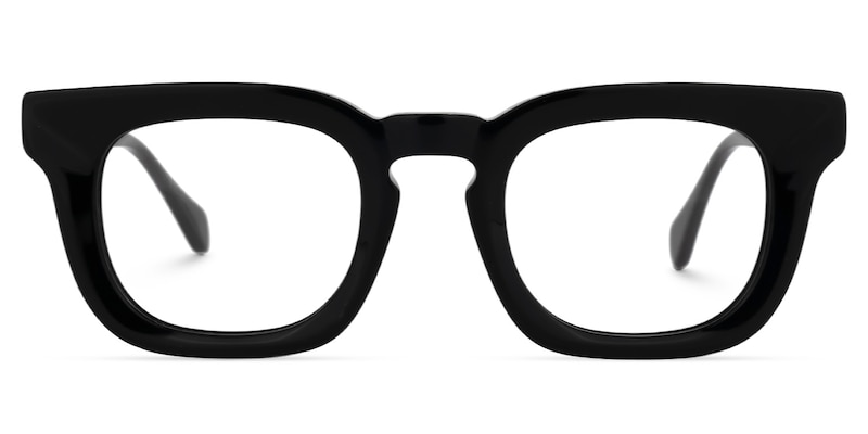 Tenika Square Black Glasses | Zeelool Glasses0