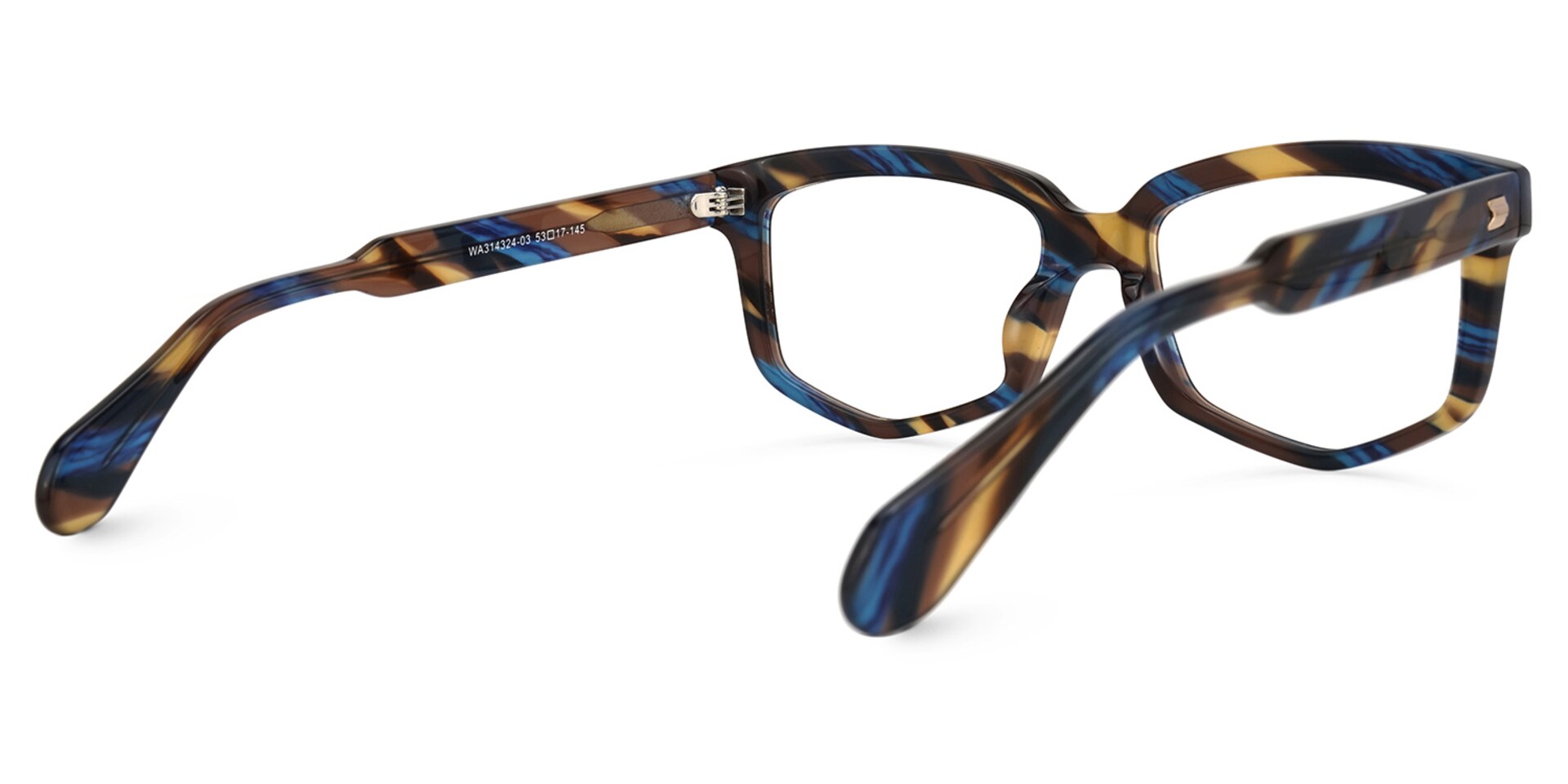 Geri Geometric Multicolor Glasses | Zeelool Glasses3