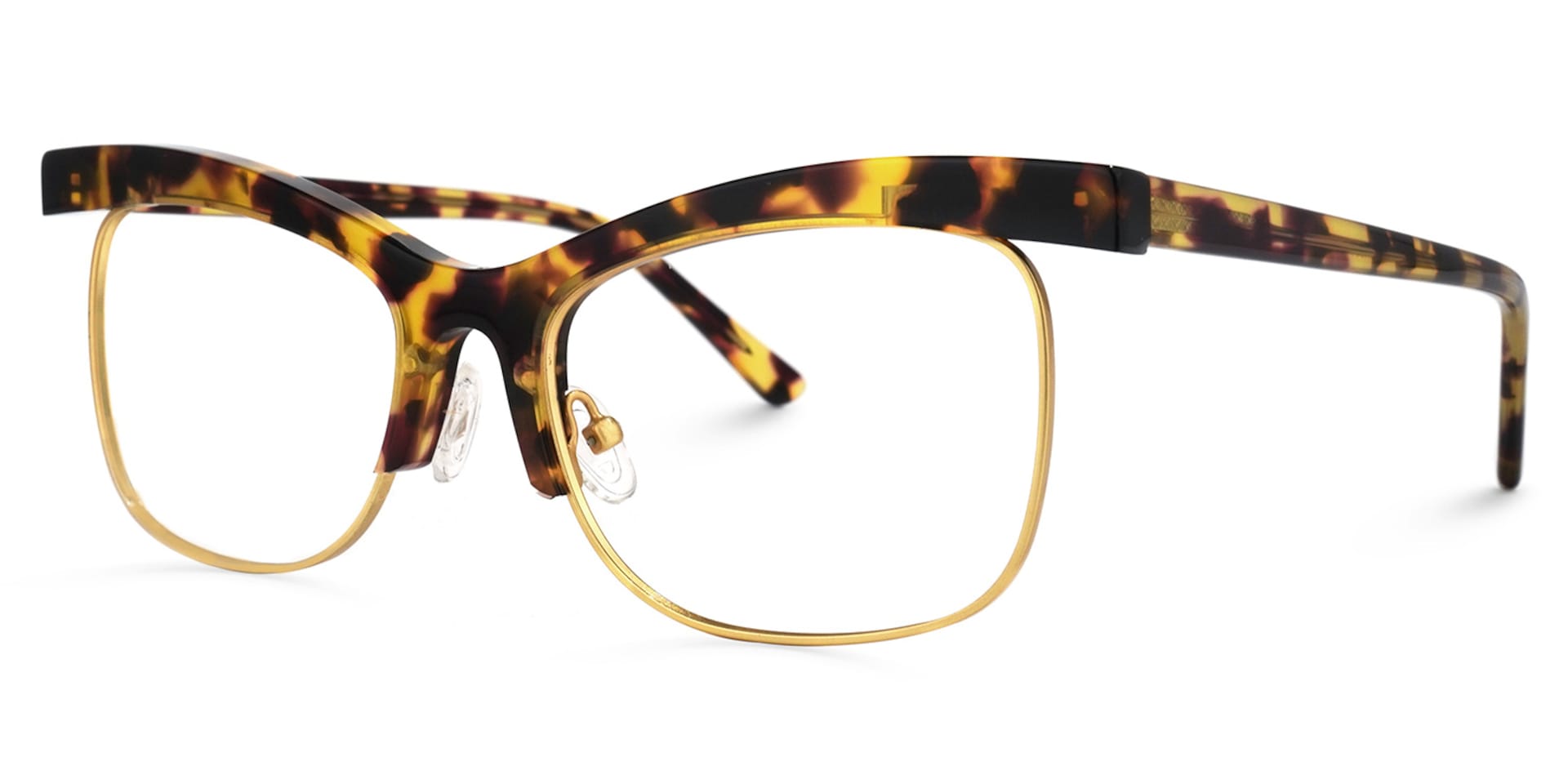 Catala Browline Tortoise Glasses | Zeelool Glasses1