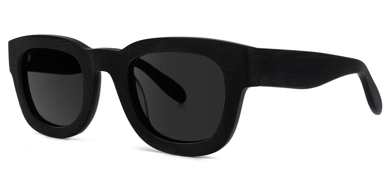 Jalitha Square Black Sunglasses | Zeelool Glasses1