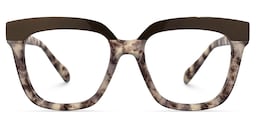 Cecelia Square Floral Glasses0