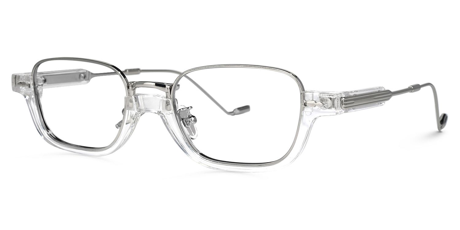 Coloow Rectangle Clear Glasses | Zeelool Glasses1