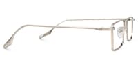 Mallet Rectangle Silver Glasses2
