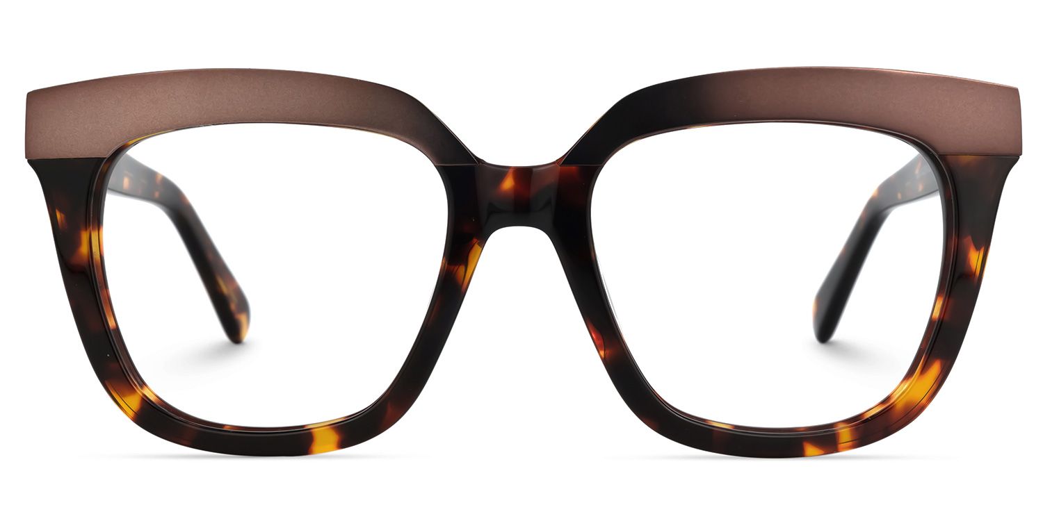 Milledge Square Tortoise Glasses | Zeelool Glasses0