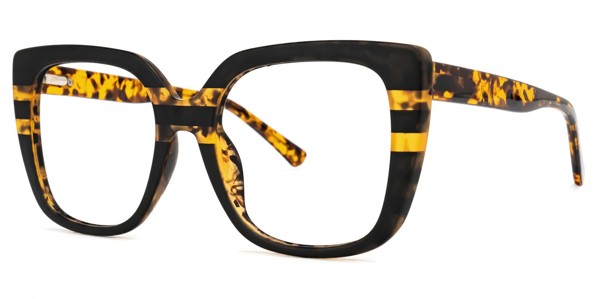 Brenda Square Black Glasses | Zeelool Glasses1