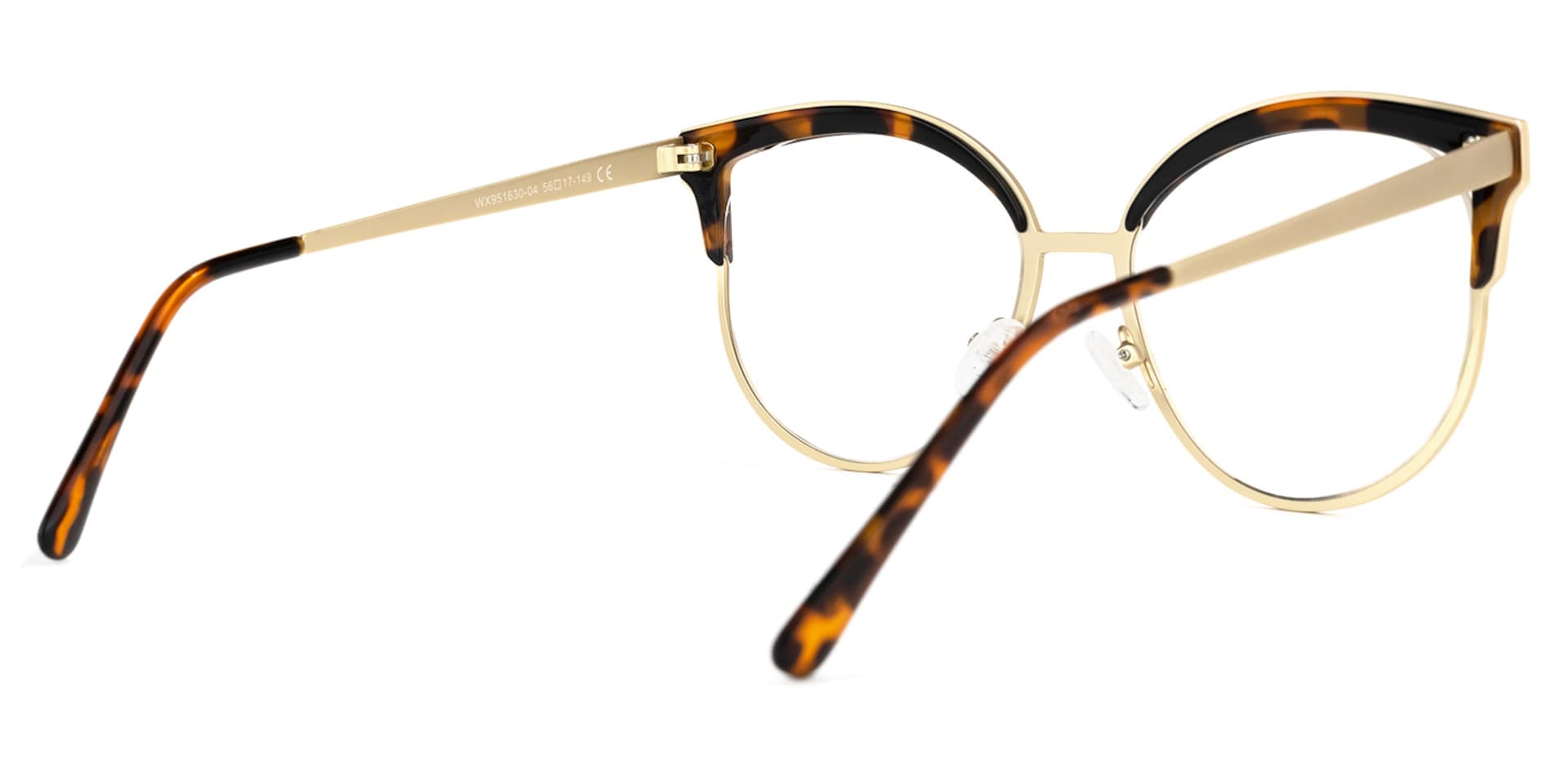 Laureano Browline Tortoise Glasses | Zeelool Glasses3