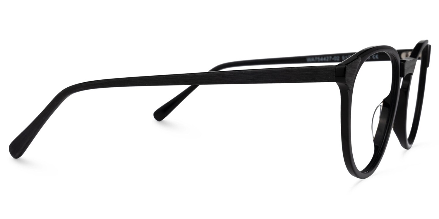 clOJO）っ様 Kasey Round Black Glasses | Zeelool Glasses